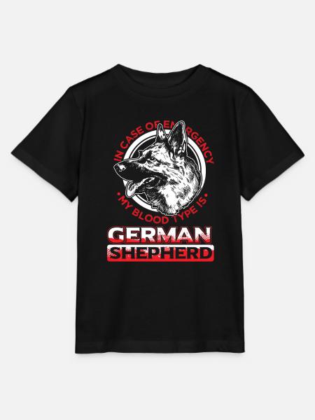 Schäferhund - Stanley/Stella Kinder T-Shirt MINI CREATOR  - Schwarz