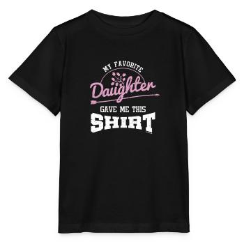 Ma fille préférée - T-shirt bio MINI CREATOR Stanley/Stella Enfant - noir - Devant - Mikhail (115cm)