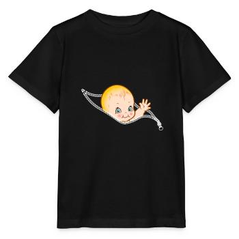 Pregnant Shirt Gift Tshirt Be Mum - Stanley/Stella MINI CREATOR Kids’ T-Shirt - black - Front - Mikhail (115cm)