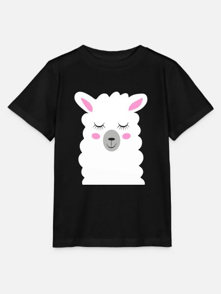 Lama - Stanley/Stella Kinder T-Shirt MINI CREATOR - Schwarz