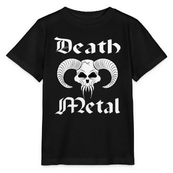 Death Metal - Stanley/Stella Kinder T-Shirt MINI CREATOR  - Schwarz - Vorne - Mikhail (115cm)