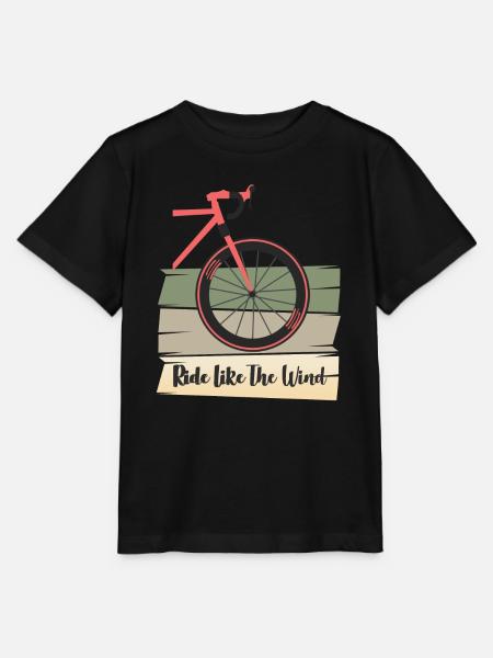 Fahrrad Spruch Geschenkidee - Stanley/Stella Kinder T-Shirt MINI CREATOR - Schwarz