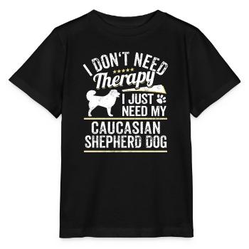 Propriétaire de chien de berger du Caucase Cool Dog Idée cadeau - T-shirt bio MINI CREATOR Stanley/Stella Enfant - noir - Devant - Mikhail (115cm)
