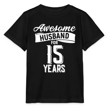 15. Hochzeitstag - Stanley/Stella Kinder T-Shirt MINI CREATOR  - Schwarz - Vorne - Mikhail (115cm)