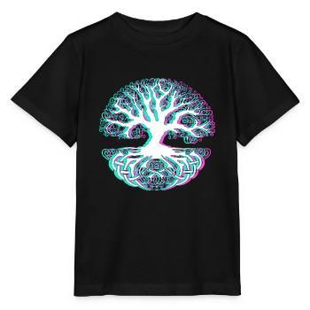 arbre - T-shirt bio MINI CREATOR Stanley/Stella Enfant - noir - Devant - Mikhail (115cm)