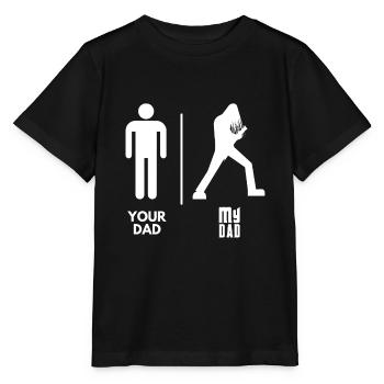 Rock Dad - T-shirt bio MINI CREATOR Stanley/Stella Enfant - noir - Devant - Mikhail (115cm)