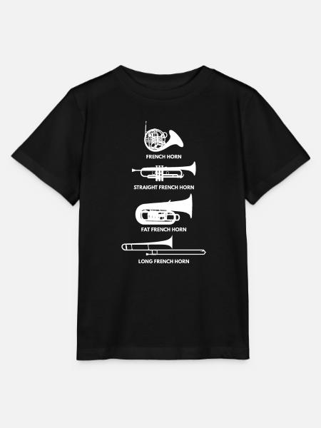 Waldhorn - Stanley/Stella Kinder T-Shirt MINI CREATOR - Schwarz