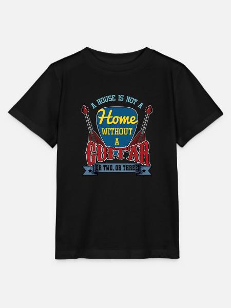 Gitarre - Stanley/Stella Kinder T-Shirt MINI CREATOR - Schwarz