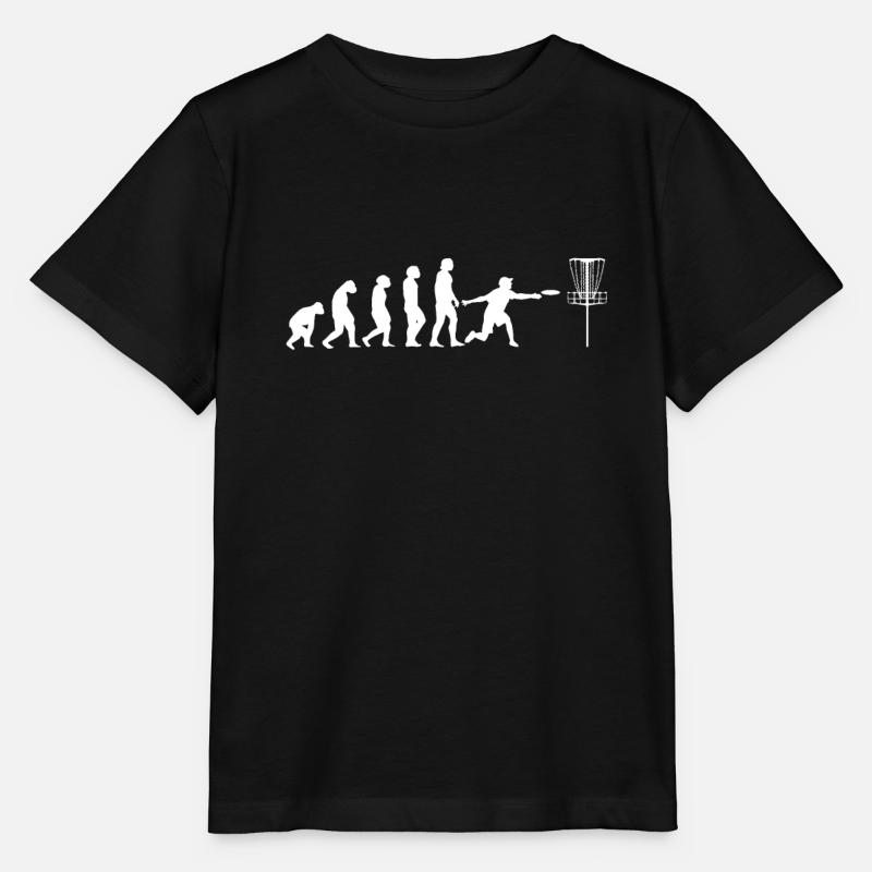 Disc Golf Evolution - Stanley/Stella Kinder T-Shirt MINI CREATOR  - Schwarz