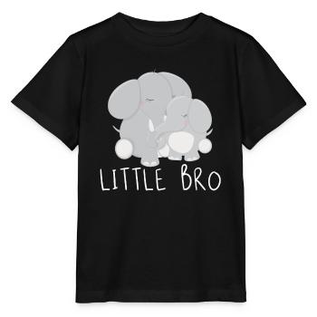 little bro - Stanley/Stella MINI CREATOR Kids’ T-Shirt - black - Front - Mikhail (115cm)