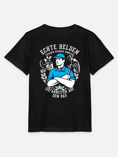 Bauarbeiter Shirt · Baustelle · Bagger · Helden - Stanley/Stella Kinder T-Shirt MINI CREATOR - Schwarz