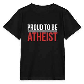 Proud to Be Athée - T-shirt bio MINI CREATOR Stanley/Stella Enfant - noir - Devant - Mikhail (115cm)