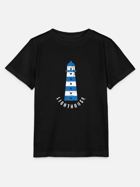 Light house - Leuchtturm - Stanley/Stella Kinder T-Shirt MINI CREATOR - Schwarz