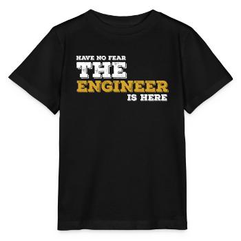 Ingénieur ingénieur technicien - T-shirt bio MINI CREATOR Stanley/Stella Enfant - noir - Devant - Mikhail (115cm)