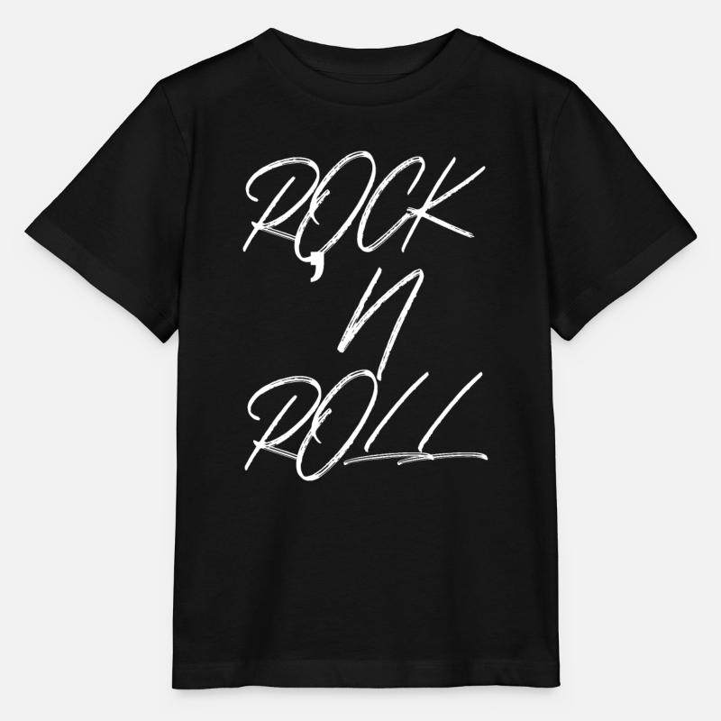 ROCK ET ROLL - T-shirt bio MINI CREATOR Stanley/Stella Enfant - noir