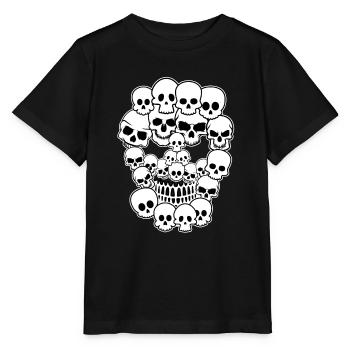 Skull and Crossbones - Skull of Skulls - Stanley/Stella MINI CREATOR Kids’ T-Shirt - black - Front - Mikhail (115cm)