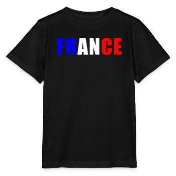 T-shirt France Soccer en jersey français - T-shirt bio MINI CREATOR Stanley/Stella Enfant - noir - Devant - Mikhail (115cm)