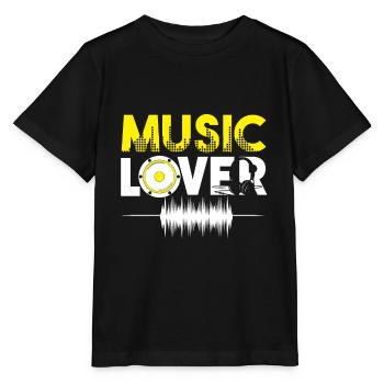 Music Lover music lover music gift - Stanley/Stella MINI CREATOR Kids’ T-Shirt - black - Front - Mikhail (115cm)