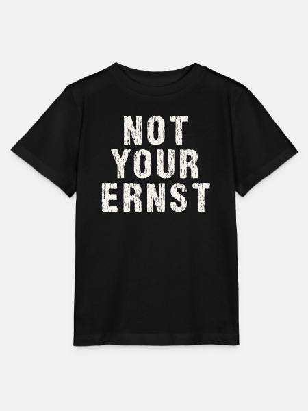 Not your ernst Nicht dein ernst - Stanley/Stella Kinder T-Shirt MINI CREATOR  - Schwarz