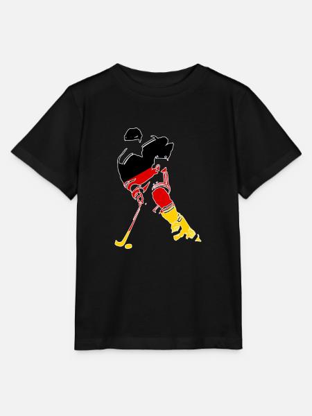 Eishockey Spieler Deutschland Fanshirt Geschenk - Stanley/Stella Kinder T-Shirt MINI CREATOR - Schwarz