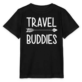 Travel Buddies - T-shirt bio MINI CREATOR Stanley/Stella Enfant - noir - Devant - Mikhail (115cm)