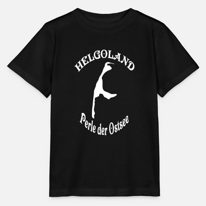 Helgoland/Sylt Perle der Ostsee - Stanley/Stella Kinder T-Shirt MINI CREATOR  - Schwarz