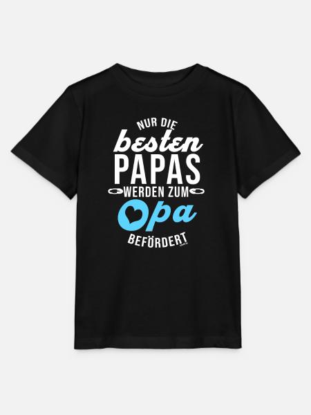 Opa Befördert zum Opi - Stanley/Stella Kinder T-Shirt MINI CREATOR  - Schwarz