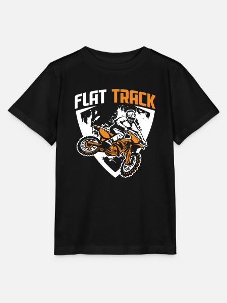 Flat Track - Stanley/Stella Kinder T-Shirt MINI CREATOR - Schwarz