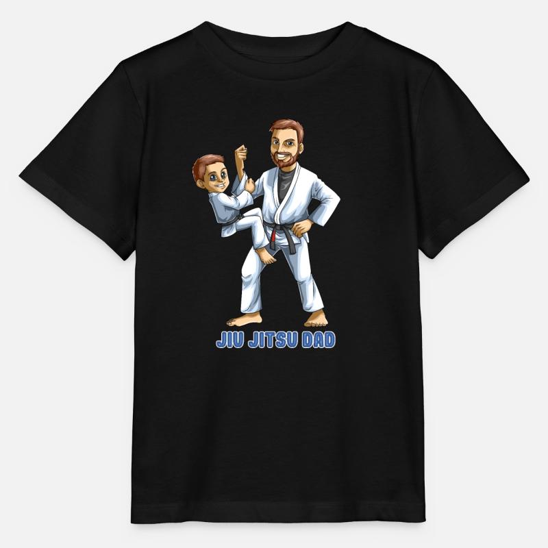 BJJ Dad-BJJ Jiu-Jitsu, grappling et MMA - T-shirt bio MINI CREATOR Stanley/Stella Enfant - noir