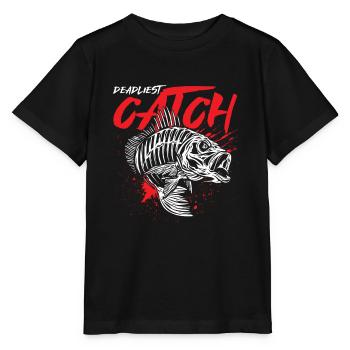 Tödlichster Fang - Stanley/Stella Kinder T-Shirt MINI CREATOR  - Schwarz - Vorne - Mikhail (115cm)
