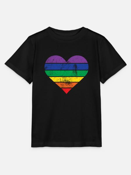 Arc en ciel - T-shirt bio MINI CREATOR Stanley/Stella Enfant - noir
