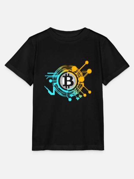 Bitcoin - Stanley/Stella Kinder T-Shirt MINI CREATOR - Schwarz