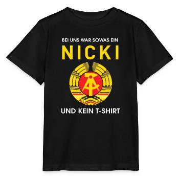 DDR Ostdeutschland Sprüche - Stanley/Stella Kinder T-Shirt MINI CREATOR  - Schwarz - Vorne - Mikhail (115cm)