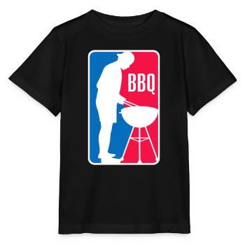 BBQ League League Grilling Barbecue Grill Griller Gri - Stanley/Stella MINI CREATOR Kids’ T-Shirt - black - Front - Mikhail (115cm)