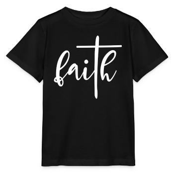 Faith Religious - Stanley/Stella MINI CREATOR Kids’ T-Shirt - black - Front - Mikhail (115cm)