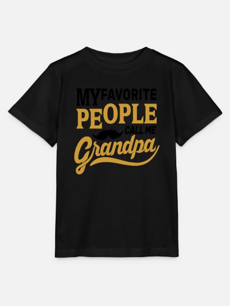Grandpa - Opa - Stanley/Stella Kinder T-Shirt MINI CREATOR - Schwarz