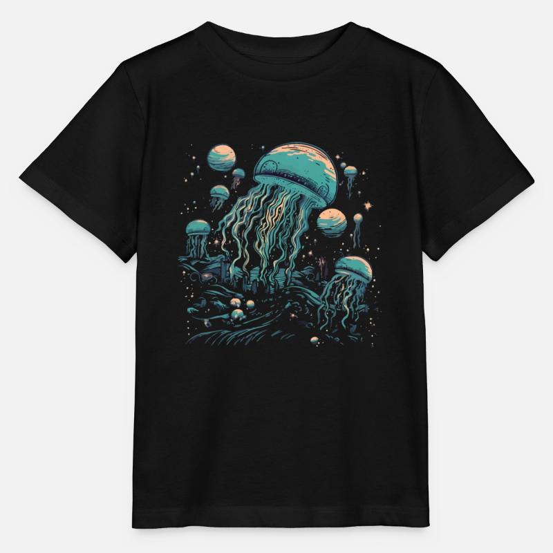 Méduse - T-shirt bio MINI CREATOR Stanley/Stella Enfant - noir
