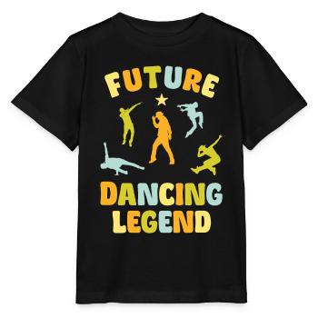 Future Dancing Legend - T-shirt bio MINI CREATOR Stanley/Stella Enfant - noir - Devant - Mikhail (115cm)