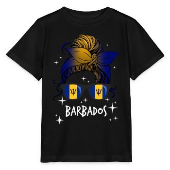 Barbados - Stanley/Stella MINI CREATOR Kids’ T-Shirt - black - Front - Mikhail (115cm)
