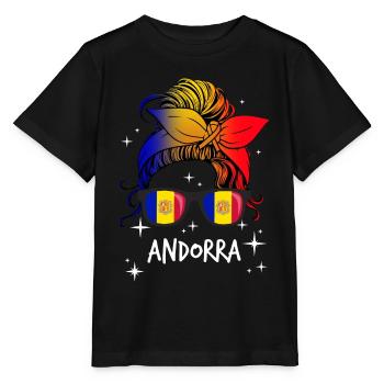 Andorra - Stanley/Stella MINI CREATOR Kids’ T-Shirt - black - Front - Mikhail (115cm)