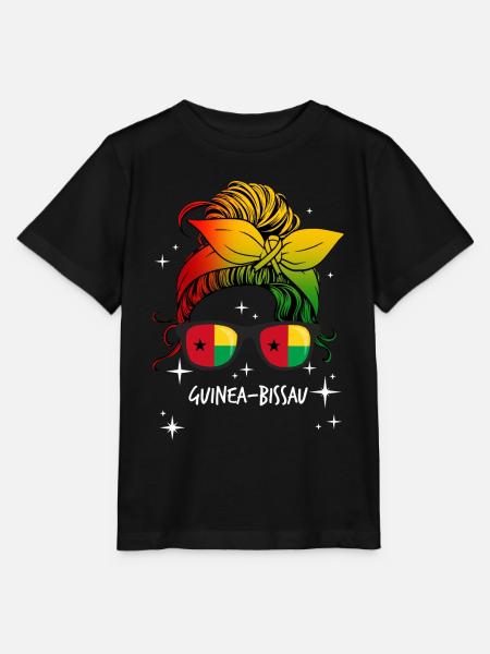 Guinea-Bissau - Stanley/Stella Kinder T-Shirt MINI CREATOR - Schwarz