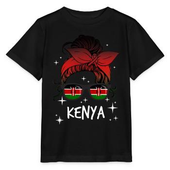 Kenya - T-shirt bio MINI CREATOR Stanley/Stella Enfant - noir - Devant - Mikhail (115cm)