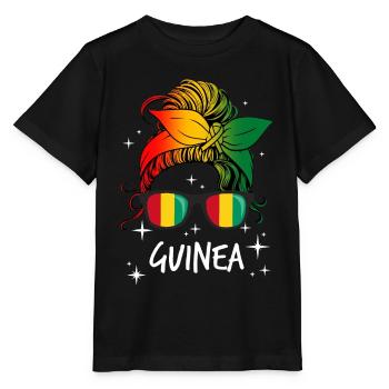 Guinea - Stanley/Stella Kinder T-Shirt MINI CREATOR  - Schwarz - Vorne - Mikhail (115cm)