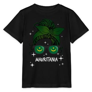 Mauritanie - T-shirt bio MINI CREATOR Stanley/Stella Enfant - noir - Devant - Mikhail (115cm)