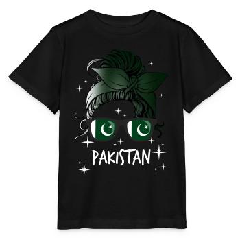 Pakistan - T-shirt bio MINI CREATOR Stanley/Stella Enfant - noir - Devant - Mikhail (115cm)