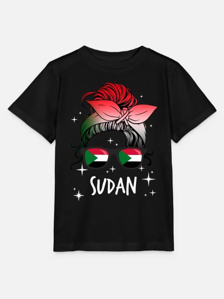 Sudan - Stanley/Stella Kinder T-Shirt MINI CREATOR - Schwarz