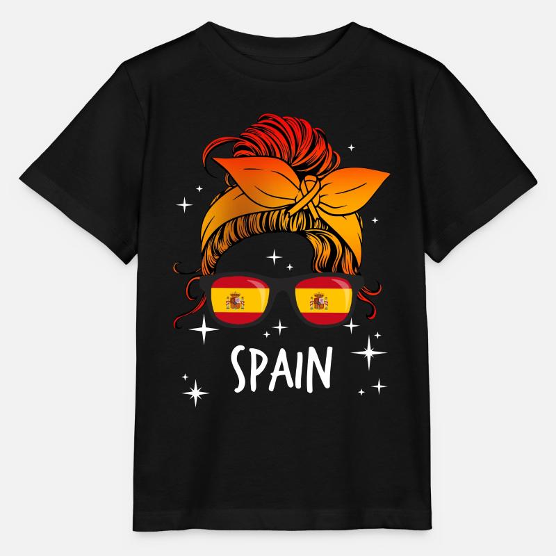 Espagne - T-shirt bio MINI CREATOR Stanley/Stella Enfant - noir