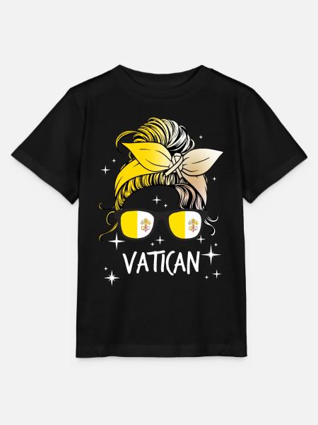 Vatikan - Stanley/Stella Kinder T-Shirt MINI CREATOR - Schwarz