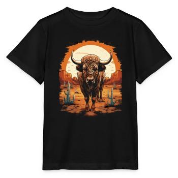 Bison - T-shirt bio MINI CREATOR Stanley/Stella Enfant - noir - Devant - Mikhail (115cm)