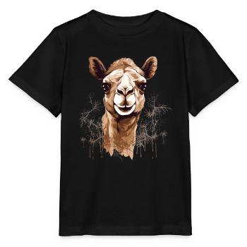 Camel Camel Head - Stanley/Stella MINI CREATOR Kids’ T-Shirt - black - Front - Mikhail (115cm)